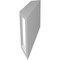 Ekena Millwork 5 1/2-in. W x 6-in. D x 10-in. H Traditional Architectural Grade PVC Knee Brace BRCP055X06X10TRA - alternate 3